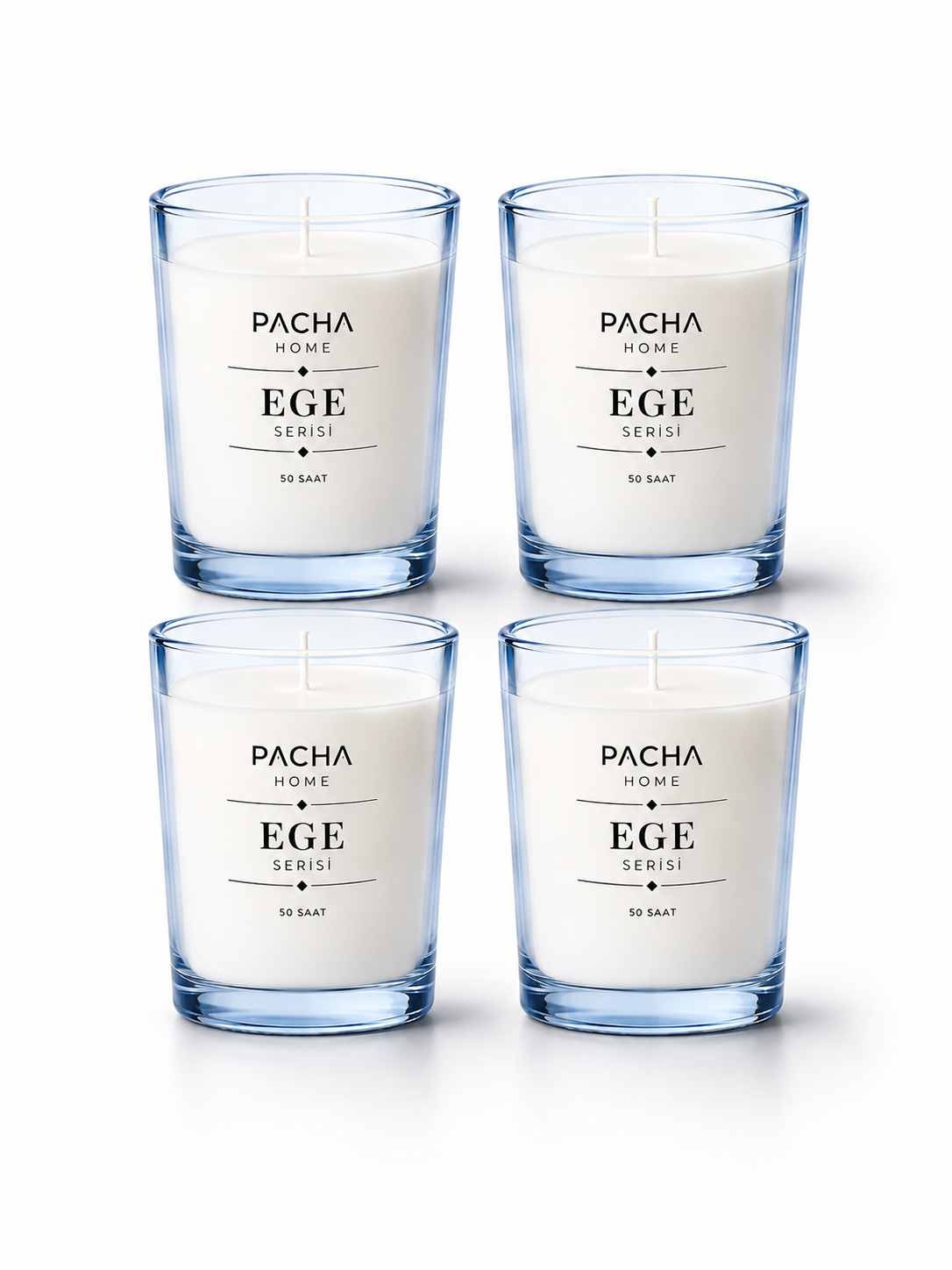Ege Set - 4'lü Mum Kutusu - Pacha Home