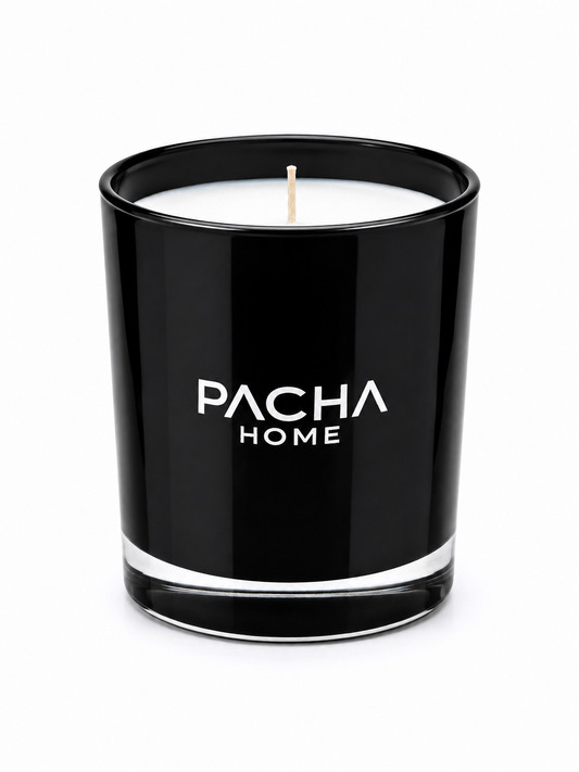Siyah Cam Mum - Pacha Home