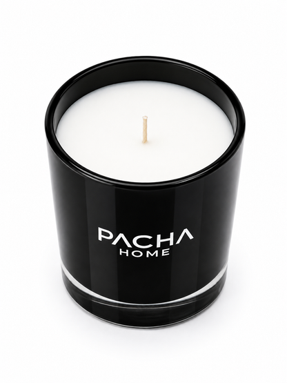 Siyah Cam Mum Detay Görünüm - Pacha Home